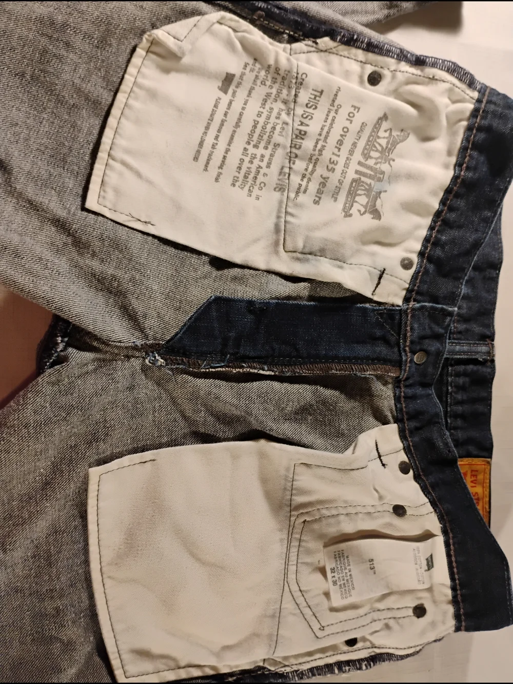 Levi's Men's Dark Blue Straight Jeans